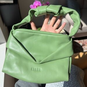 Staud Green Kiss Bag